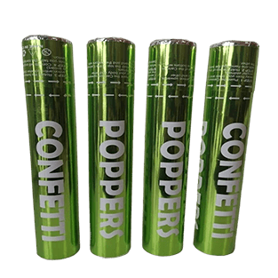 Green Wedding popper