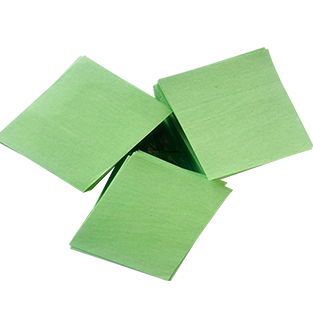 Green Hand-Throw paper